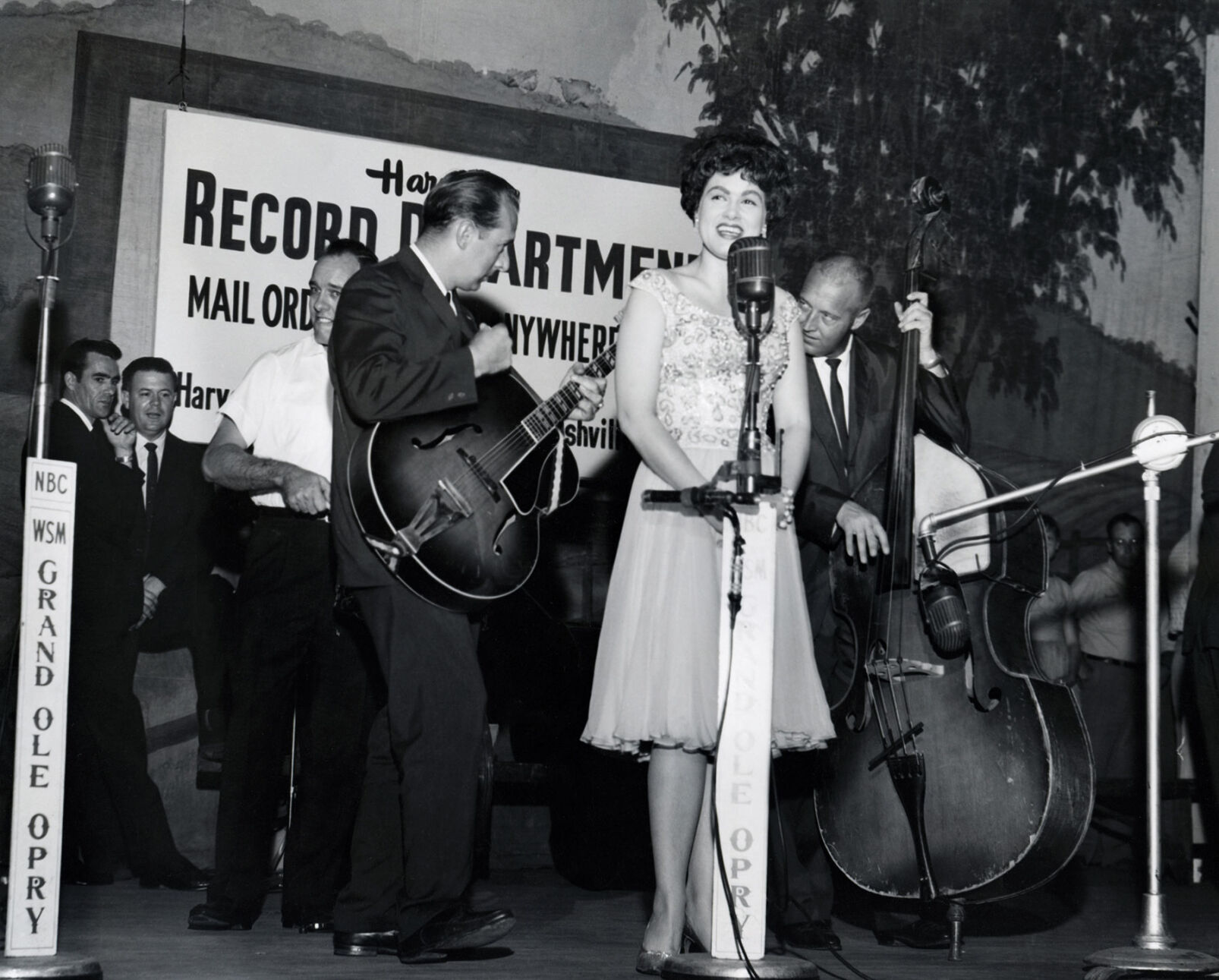 Patsy Cline on the Opry stage in May 1962
